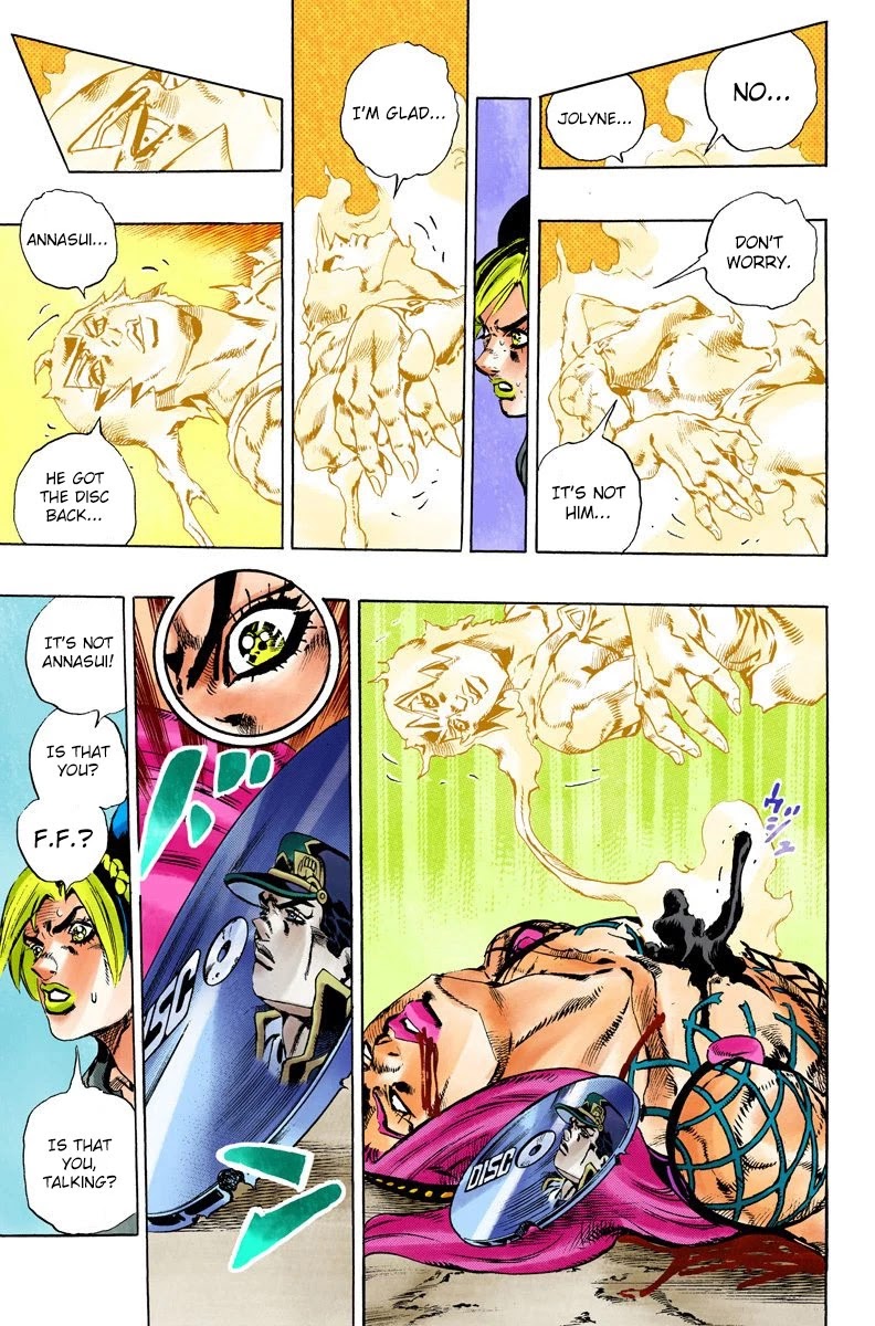 JoJo's Bizarre Adventure Part 6 - Stone Ocean (Official Colored) chapter 95 page 14