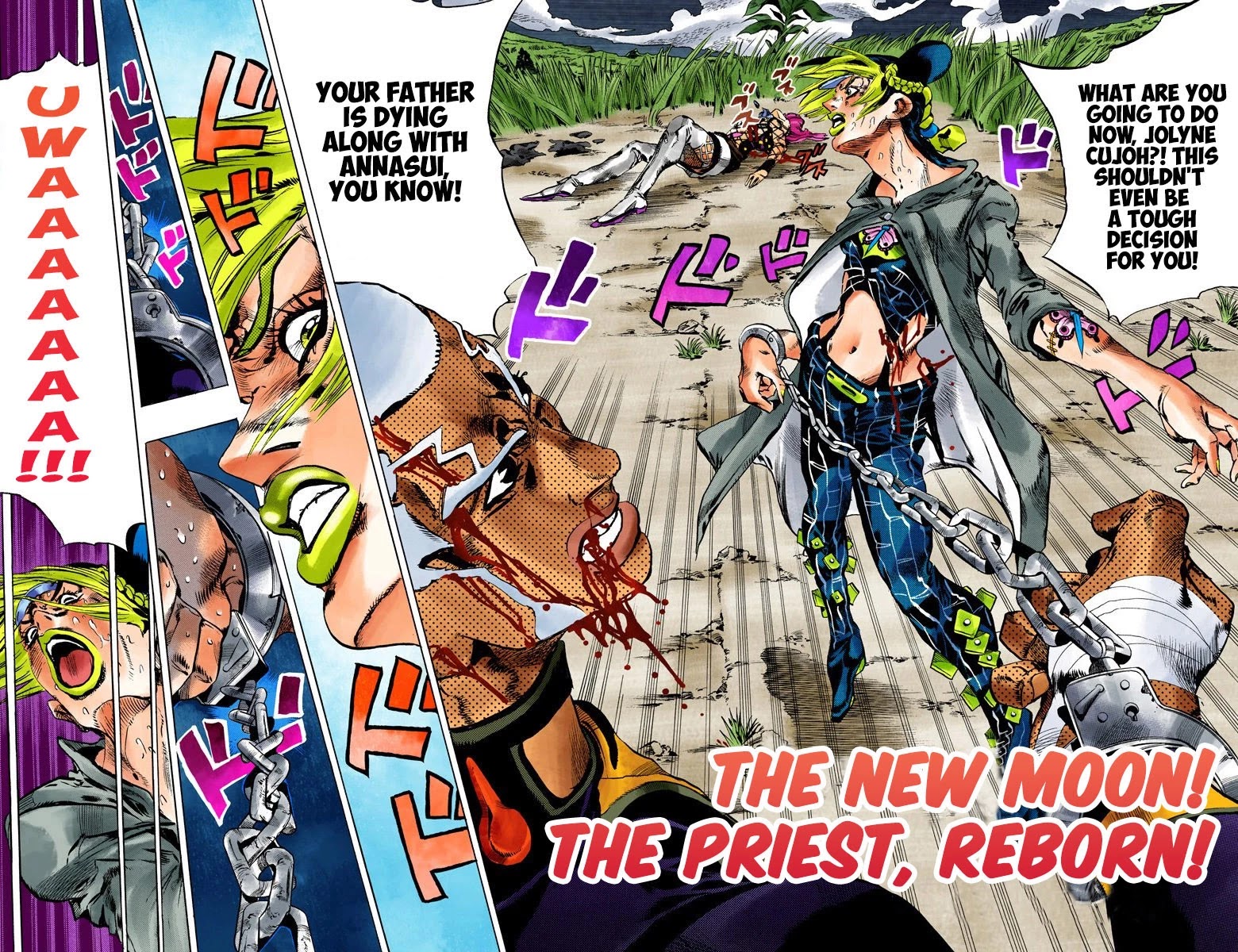 JoJo's Bizarre Adventure Part 6 - Stone Ocean (Official Colored) chapter 95 page 2