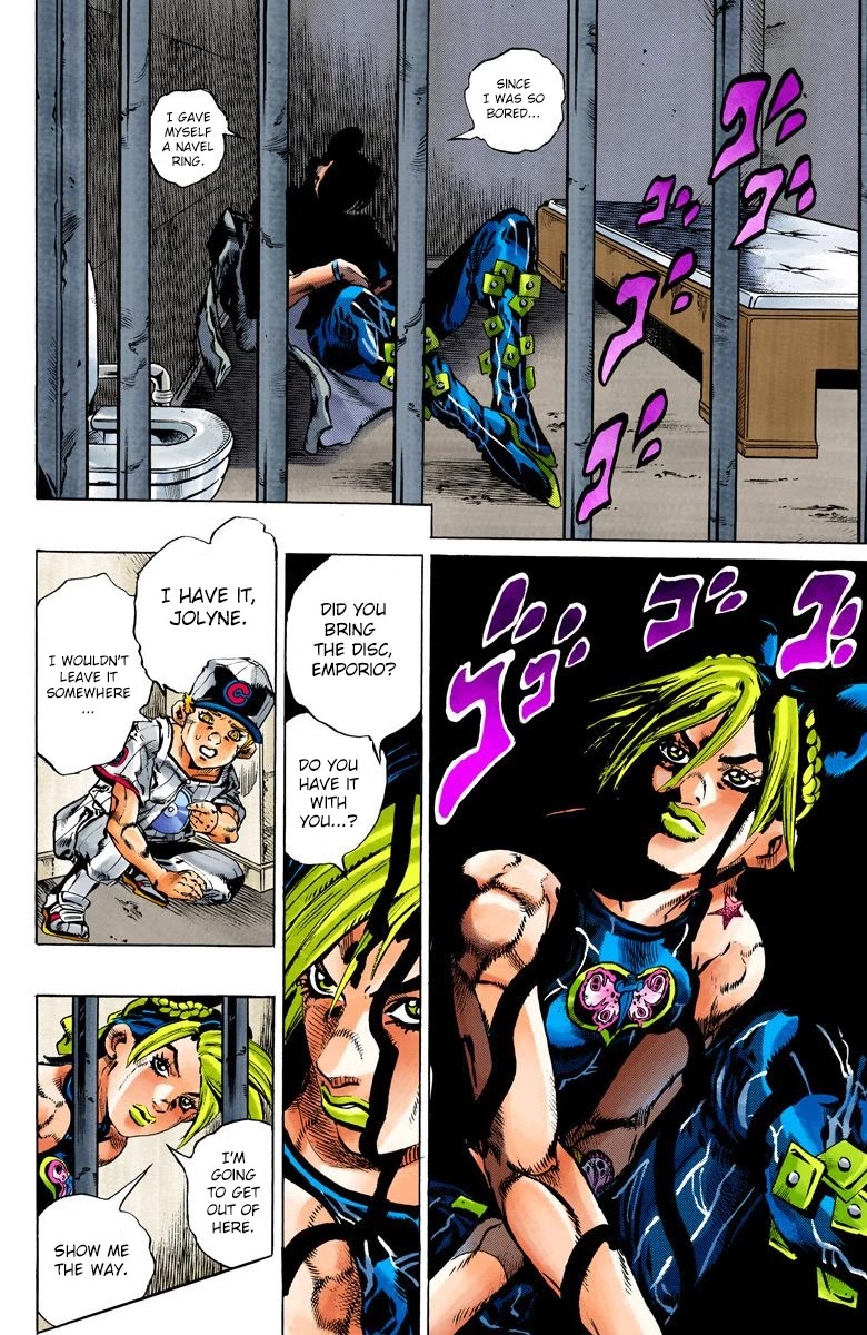 JoJo's Bizarre Adventure Part 6 - Stone Ocean (Official Colored) chapter 96 page 11