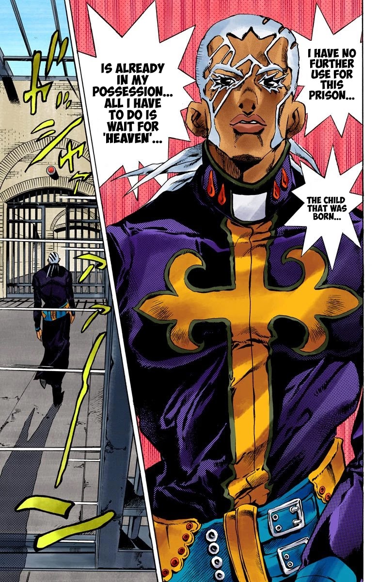 JoJo's Bizarre Adventure Part 6 - Stone Ocean (Official Colored) chapter 96 page 4
