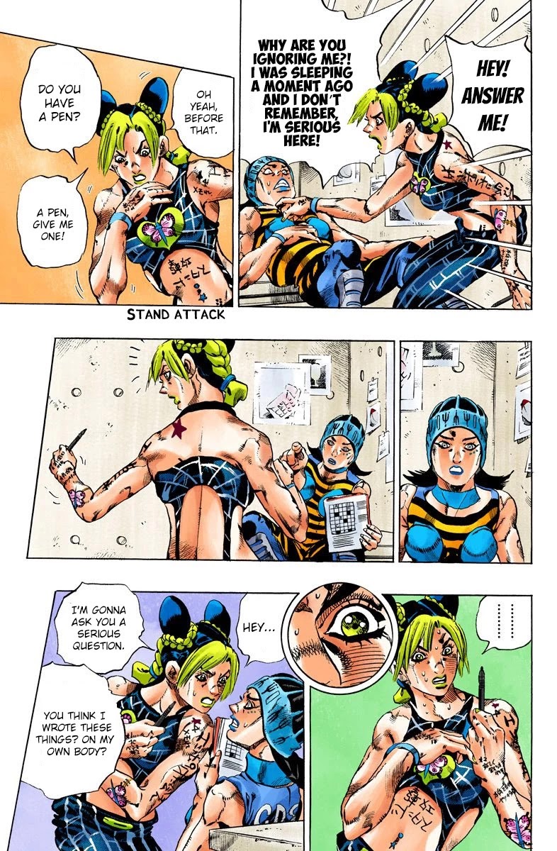 JoJo's Bizarre Adventure Part 6 - Stone Ocean (Official Colored) chapter 97 page 11