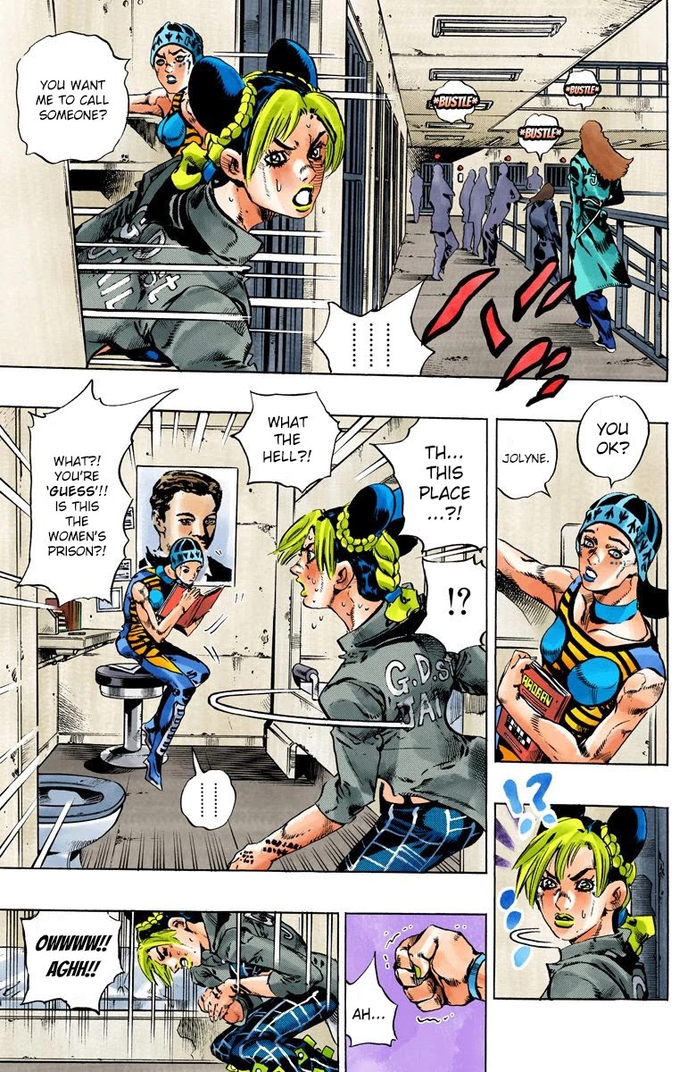 JoJo's Bizarre Adventure Part 6 - Stone Ocean (Official Colored) chapter 97 page 7
