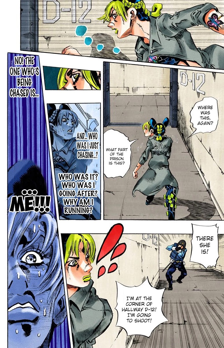 JoJo's Bizarre Adventure Part 6 - Stone Ocean (Official Colored) chapter 99 page 10