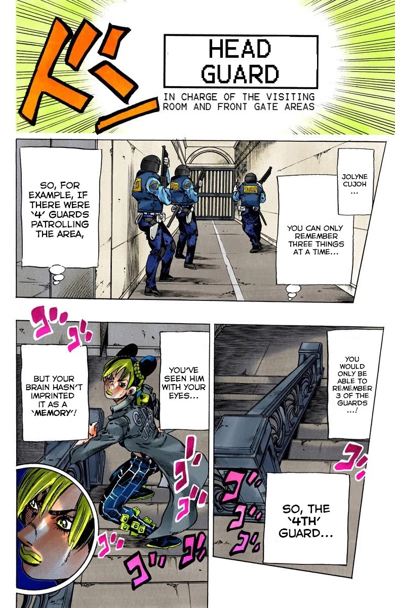 JoJo's Bizarre Adventure Part 6 - Stone Ocean (Official Colored) chapter 99 page 18