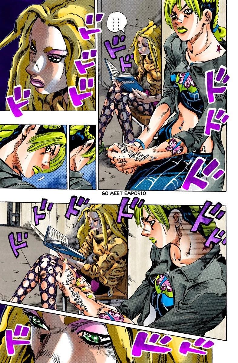 JoJo's Bizarre Adventure Part 6 - Stone Ocean (Official Colored) chapter 99 page 6