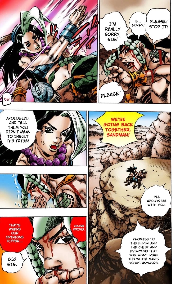 JoJo's Bizarre Adventure Part 7 - Steel Ball Run (Official Colored) chapter 1 page 16