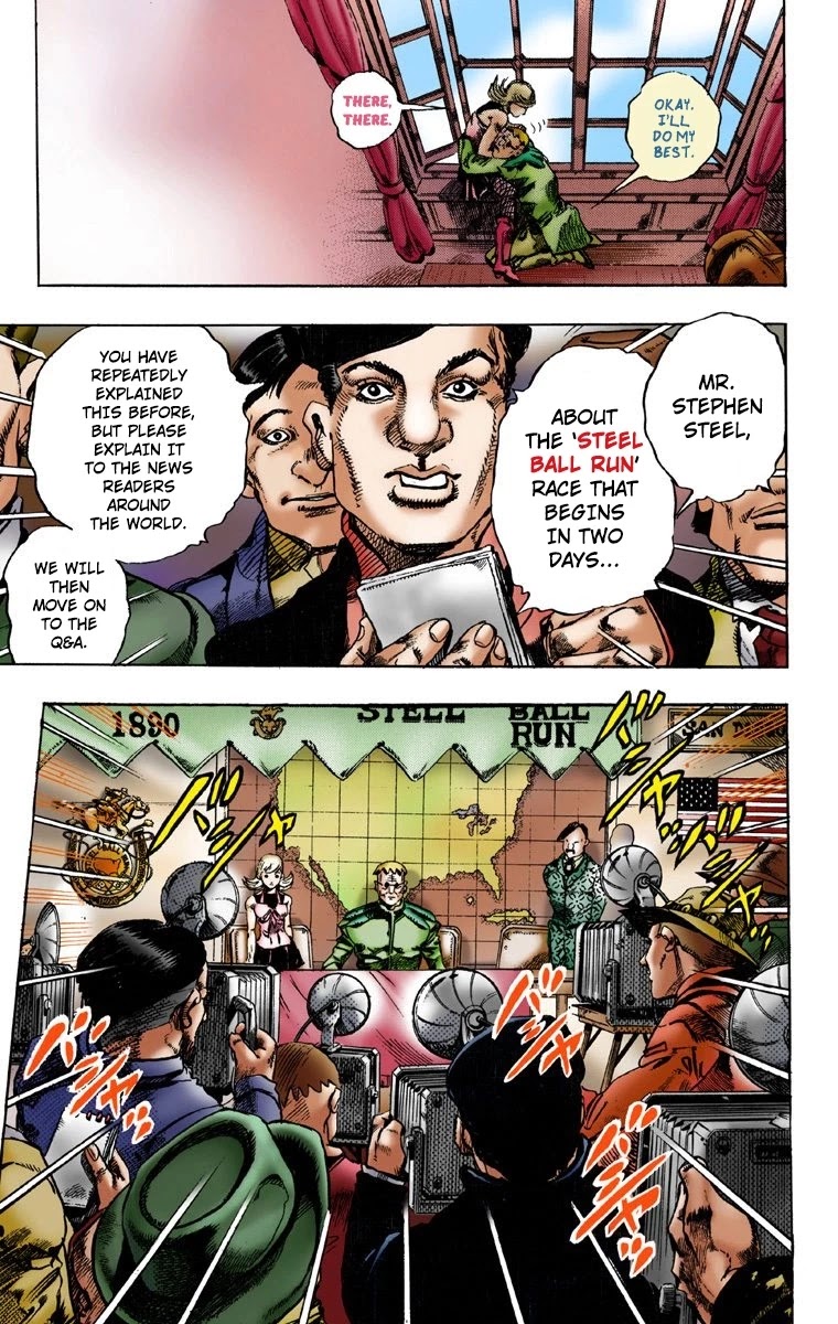 JoJo's Bizarre Adventure Part 7 - Steel Ball Run (Official Colored) chapter 1 page 29