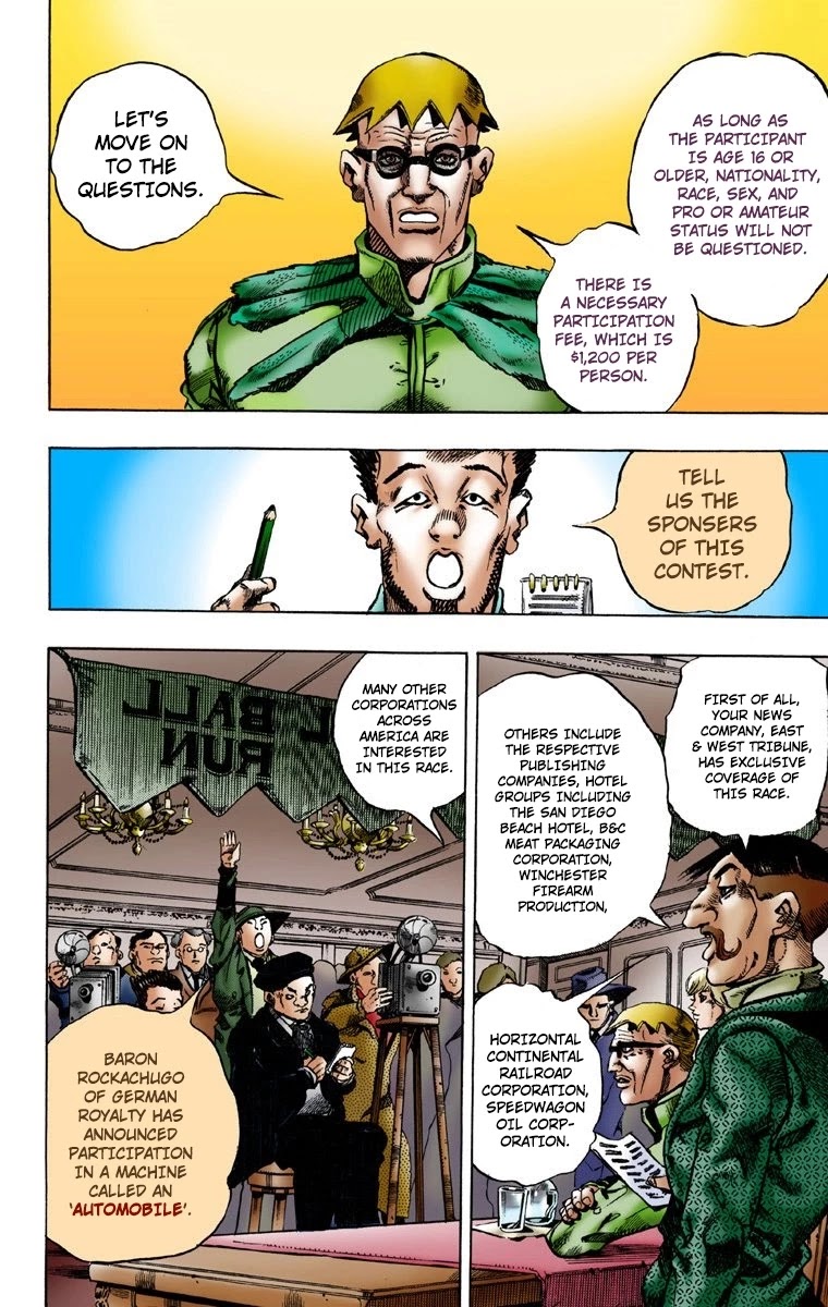 JoJo's Bizarre Adventure Part 7 - Steel Ball Run (Official Colored) chapter 1 page 31
