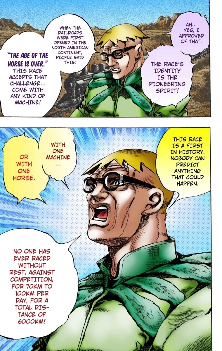 JoJo's Bizarre Adventure Part 7 - Steel Ball Run (Official Colored) chapter 1 page 32