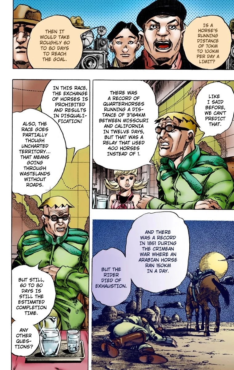 JoJo's Bizarre Adventure Part 7 - Steel Ball Run (Official Colored) chapter 1 page 33