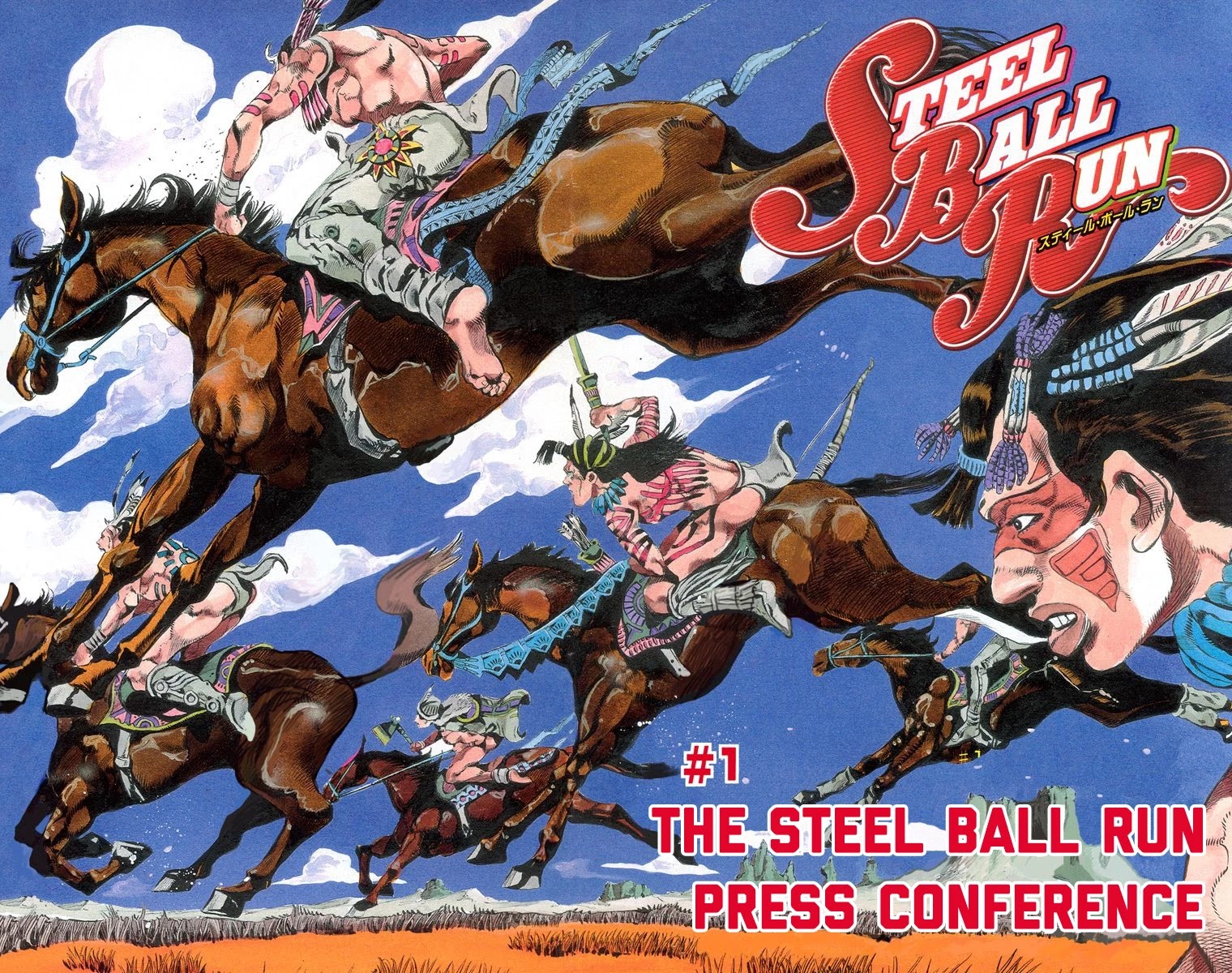 JoJo's Bizarre Adventure Part 7 - Steel Ball Run (Official Colored) chapter 1 page 4