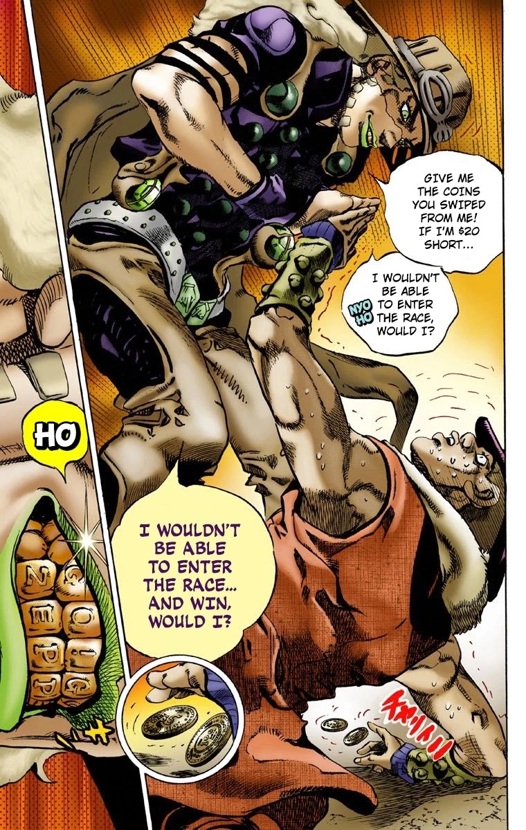 JoJo's Bizarre Adventure Part 7 - Steel Ball Run (Official Colored) chapter 1 page 46