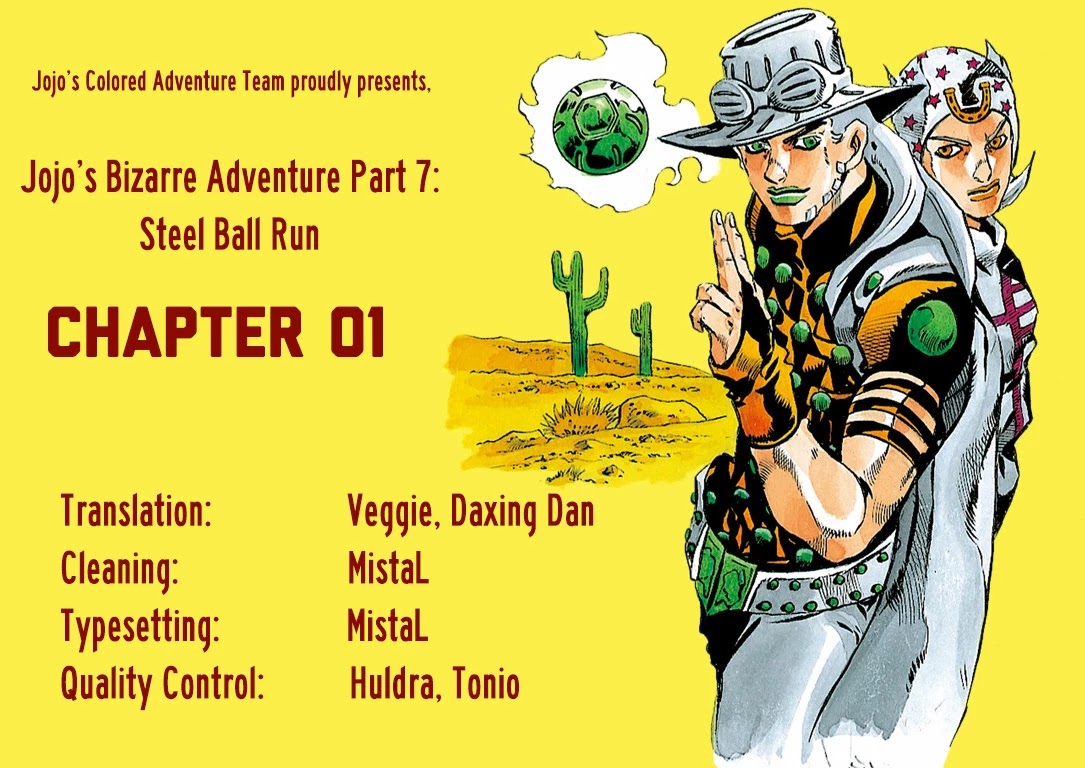 JoJo's Bizarre Adventure Part 7 - Steel Ball Run (Official Colored) chapter 1 page 47