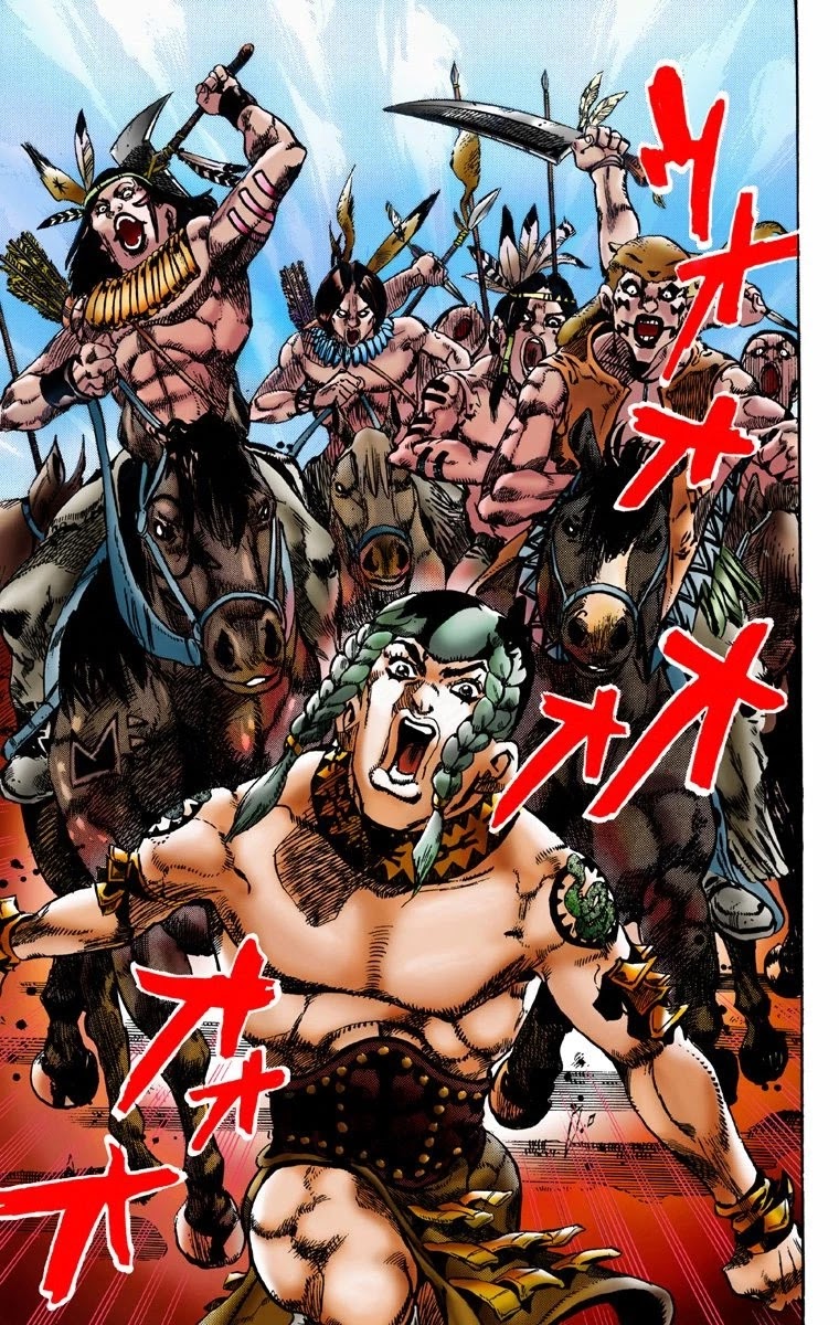 JoJo's Bizarre Adventure Part 7 - Steel Ball Run (Official Colored) chapter 1 page 6