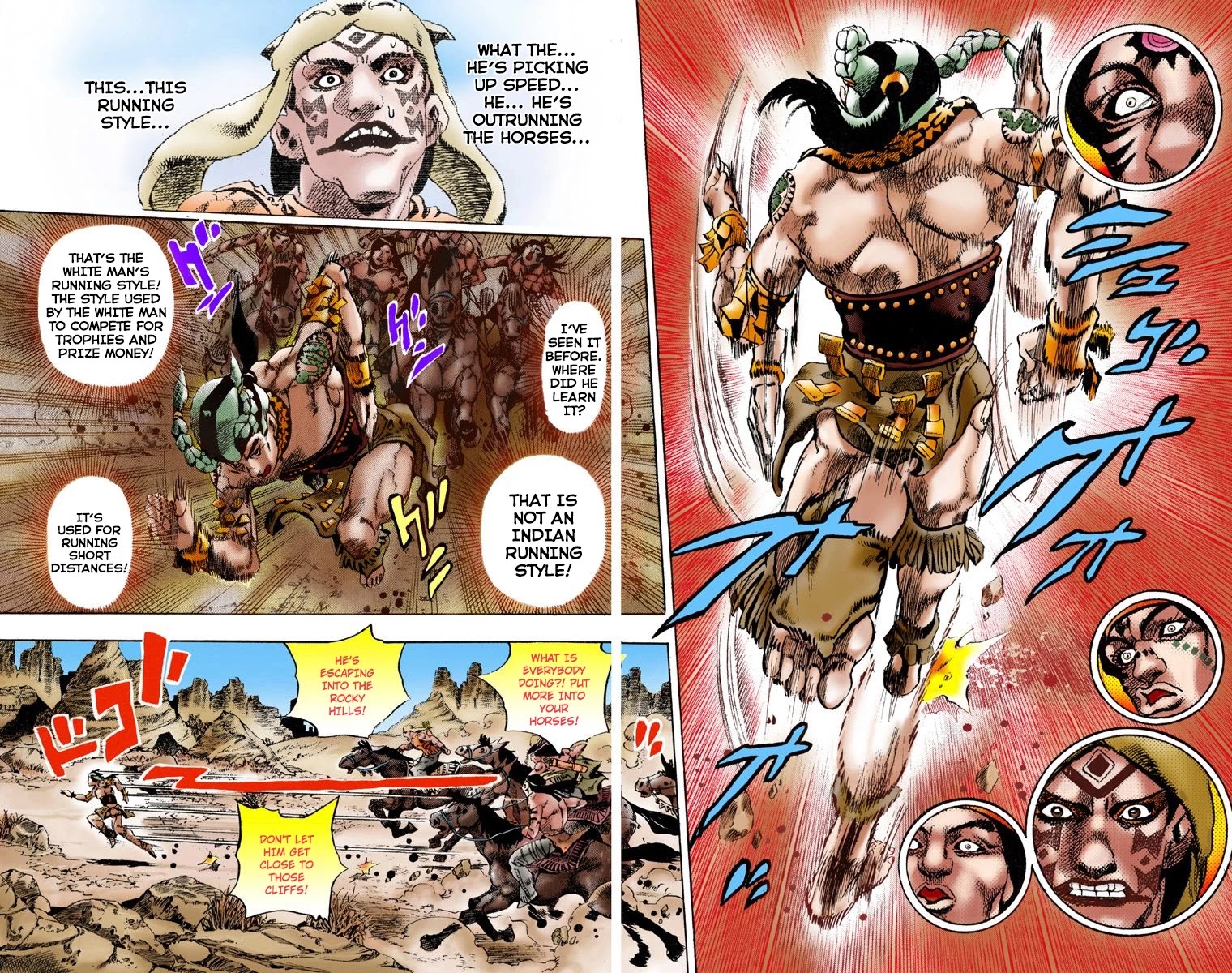 JoJo's Bizarre Adventure Part 7 - Steel Ball Run (Official Colored) chapter 1 page 8