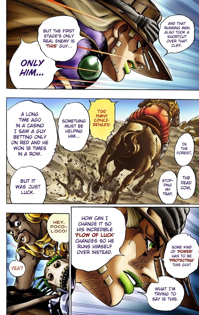 JoJo's Bizarre Adventure Part 7 - Steel Ball Run (Official Colored) chapter 10 page 12