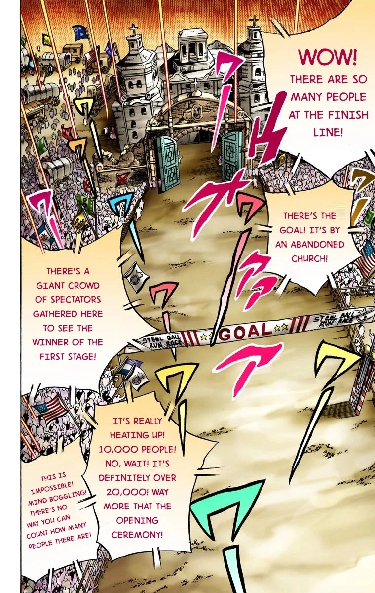 JoJo's Bizarre Adventure Part 7 - Steel Ball Run (Official Colored) chapter 10 page 16