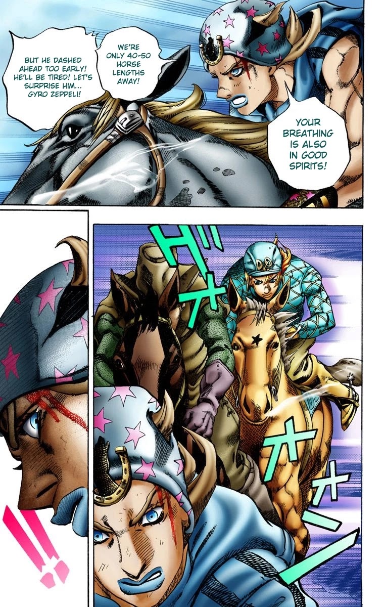 JoJo's Bizarre Adventure Part 7 - Steel Ball Run (Official Colored) chapter 10 page 19