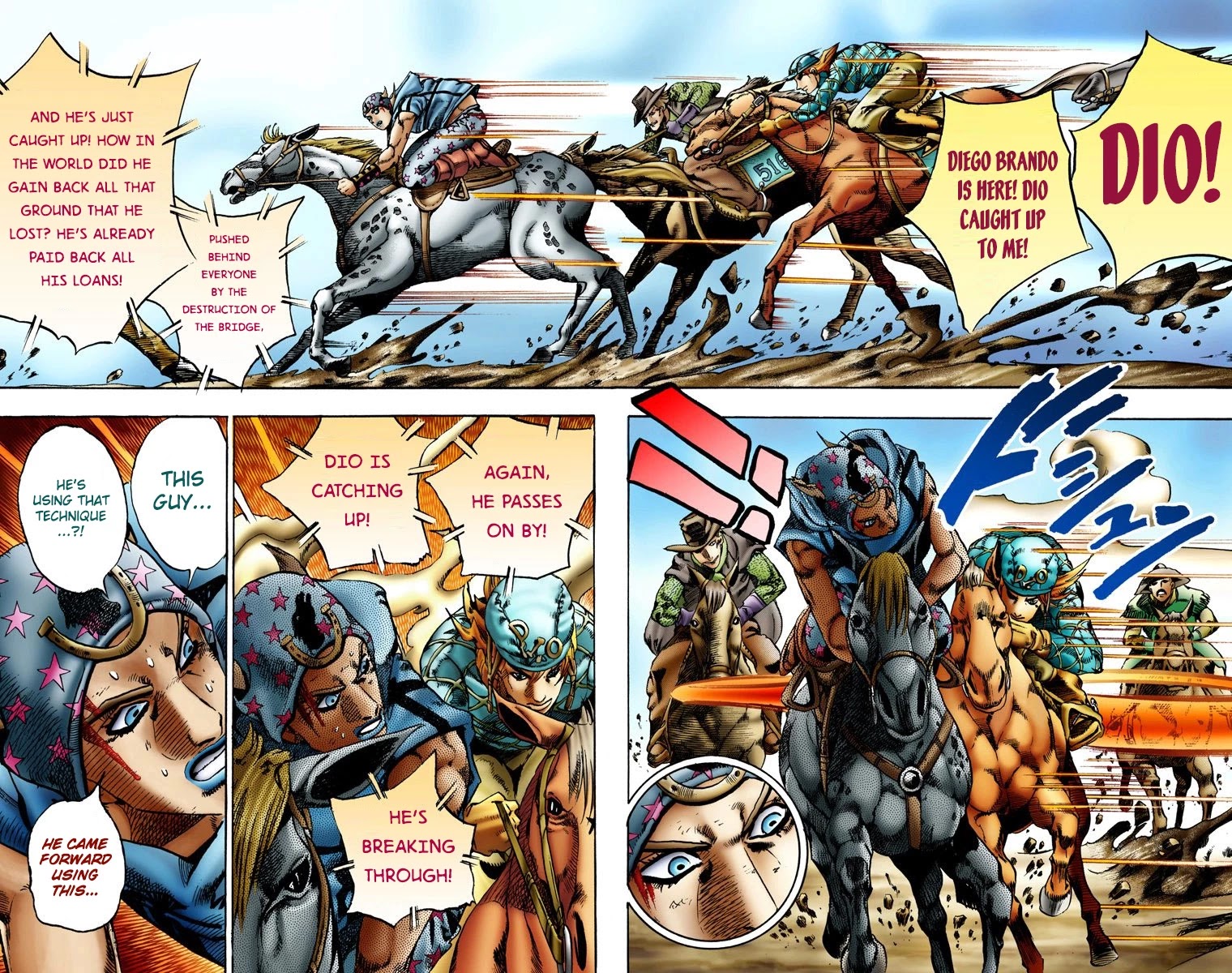 JoJo's Bizarre Adventure Part 7 - Steel Ball Run (Official Colored) chapter 10 page 22