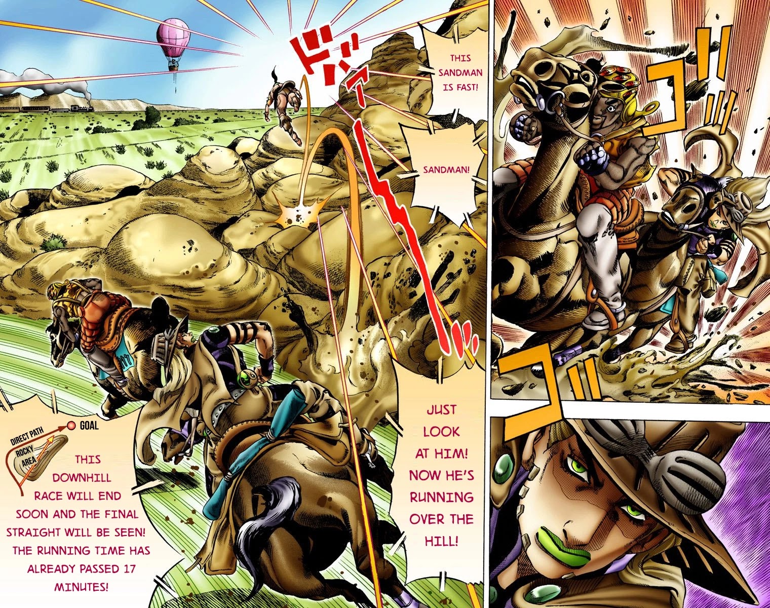 JoJo's Bizarre Adventure Part 7 - Steel Ball Run (Official Colored) chapter 10 page 4