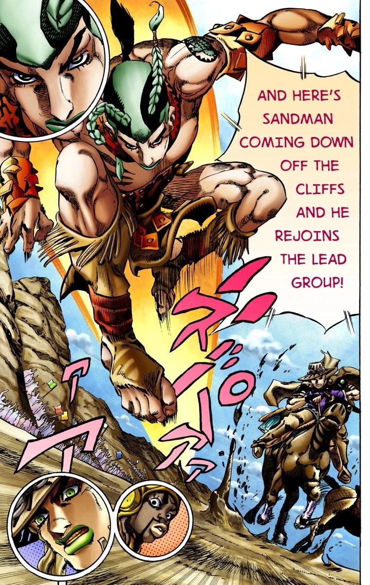 JoJo's Bizarre Adventure Part 7 - Steel Ball Run (Official Colored) chapter 11 page 10
