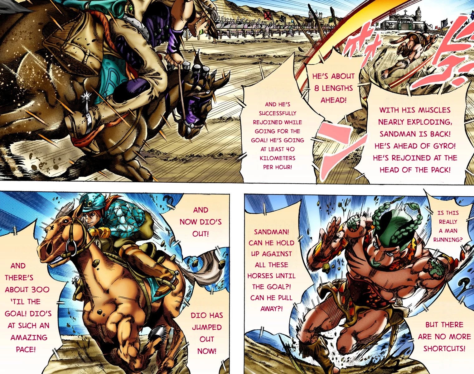 JoJo's Bizarre Adventure Part 7 - Steel Ball Run (Official Colored) chapter 11 page 11