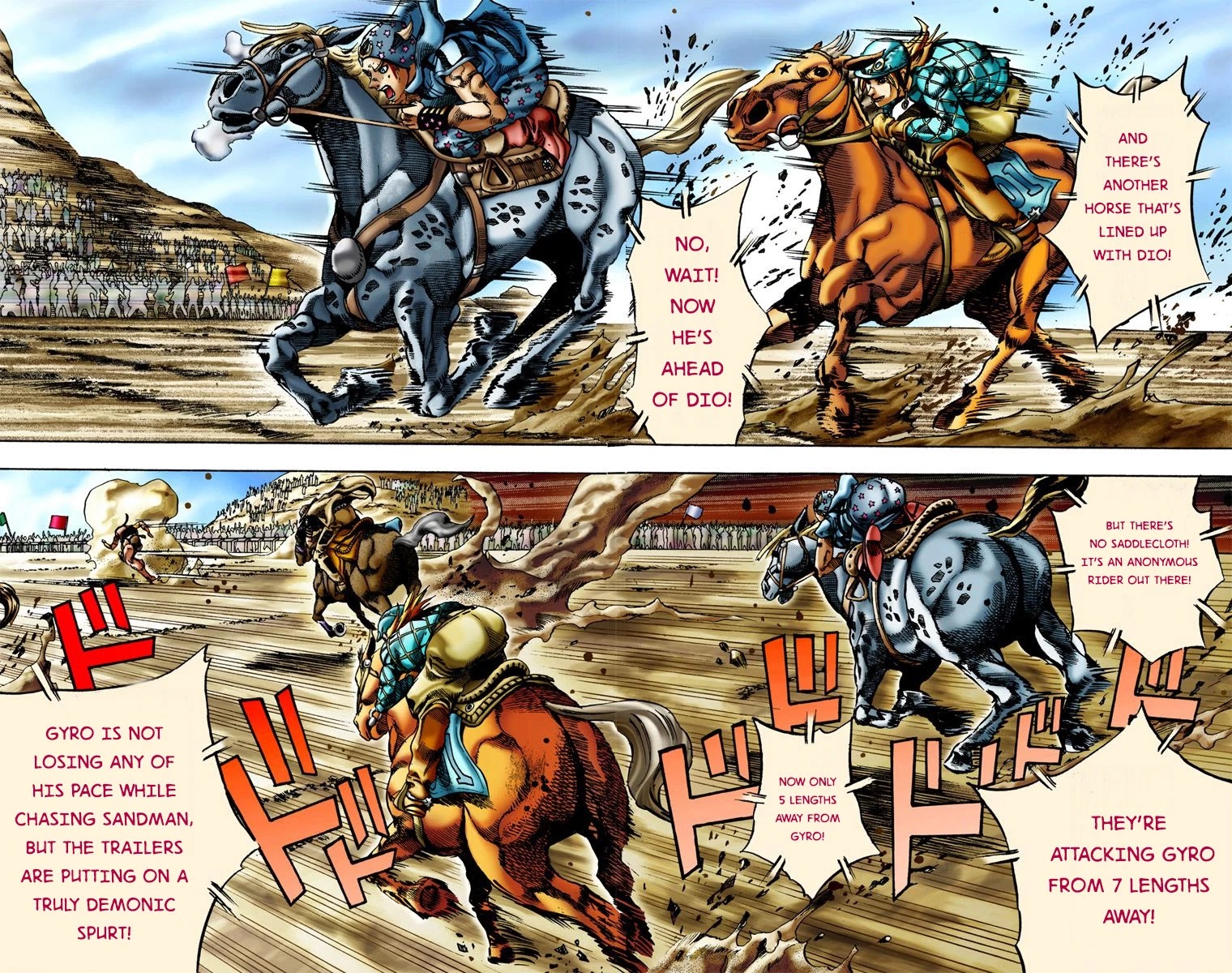 JoJo's Bizarre Adventure Part 7 - Steel Ball Run (Official Colored) chapter 11 page 12