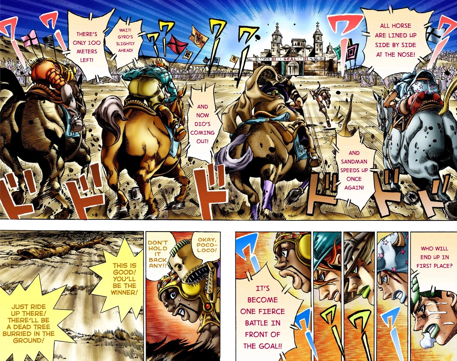 JoJo's Bizarre Adventure Part 7 - Steel Ball Run (Official Colored) chapter 11 page 15