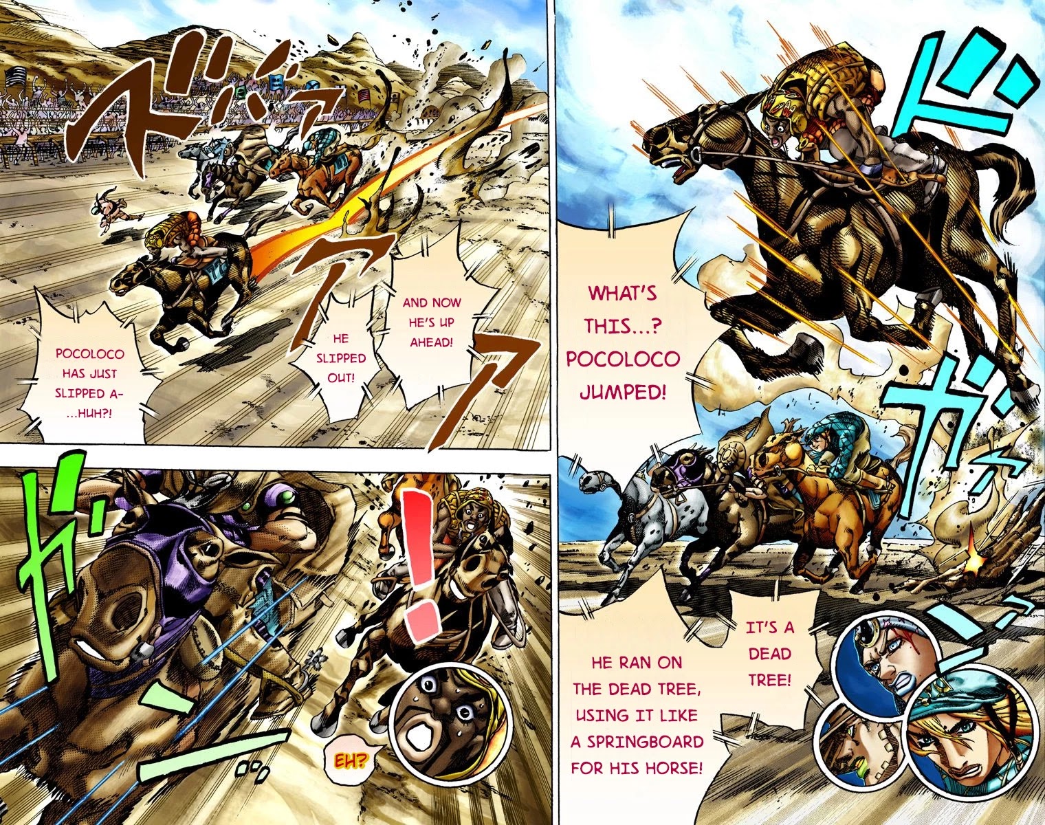 JoJo's Bizarre Adventure Part 7 - Steel Ball Run (Official Colored) chapter 11 page 16