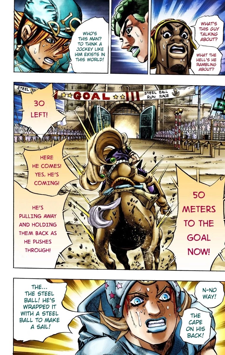 JoJo's Bizarre Adventure Part 7 - Steel Ball Run (Official Colored) chapter 11 page 19