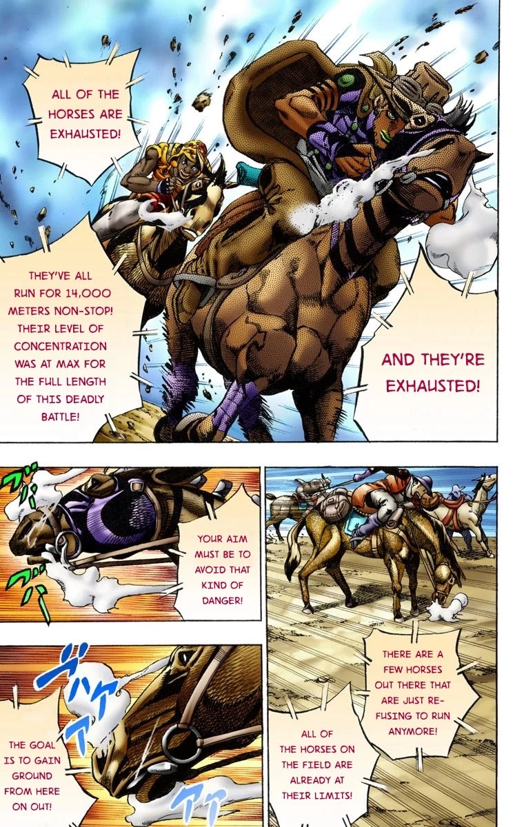 JoJo's Bizarre Adventure Part 7 - Steel Ball Run (Official Colored) chapter 11 page 7