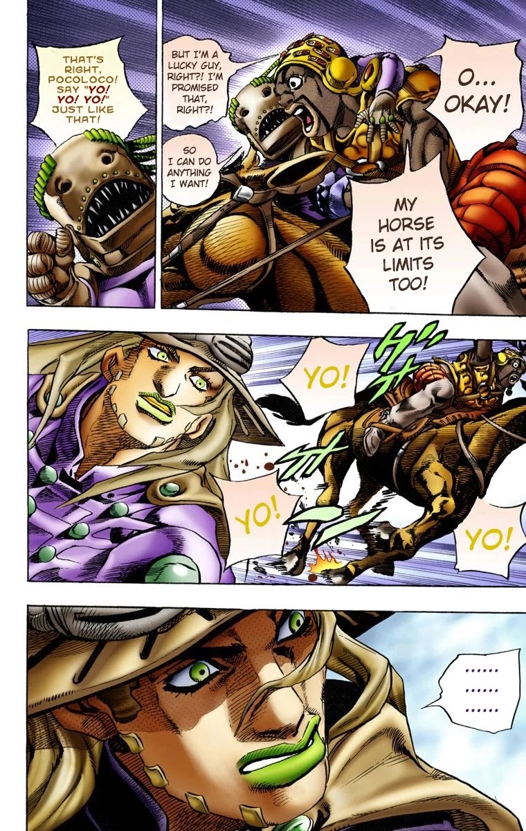 JoJo's Bizarre Adventure Part 7 - Steel Ball Run (Official Colored) chapter 11 page 9
