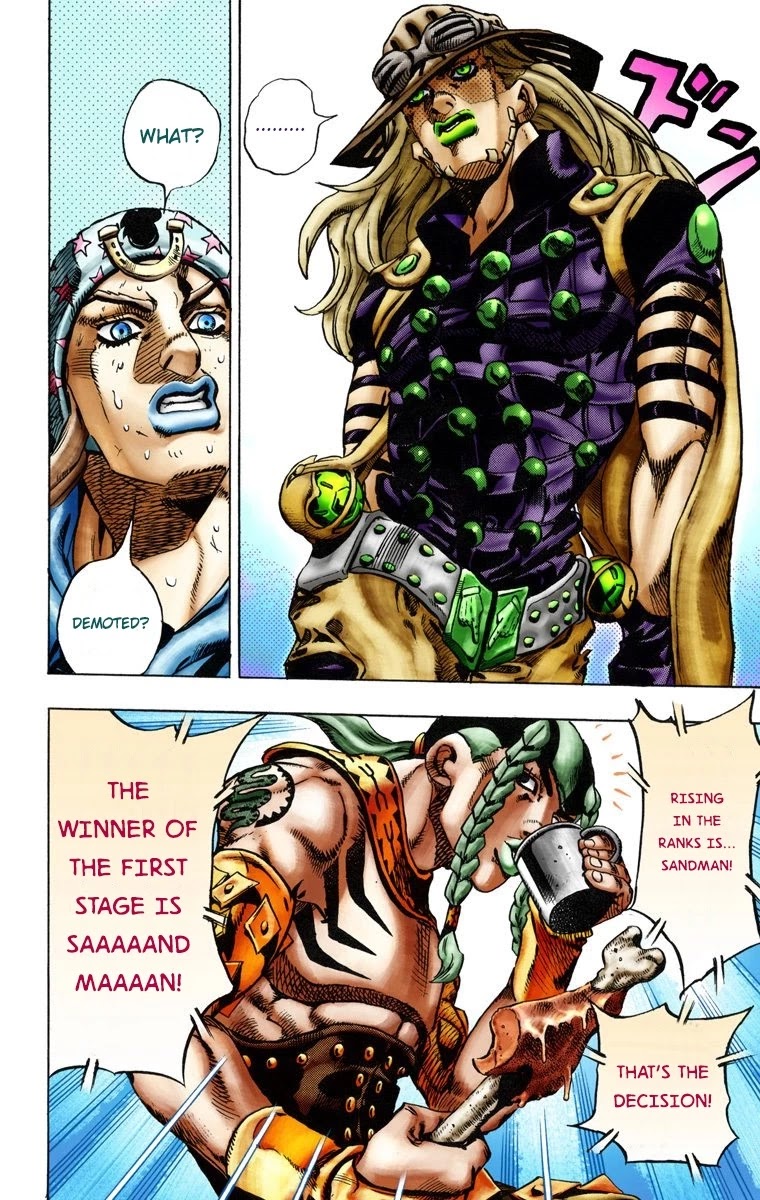 JoJo's Bizarre Adventure Part 7 - Steel Ball Run (Official Colored) chapter 12 page 13