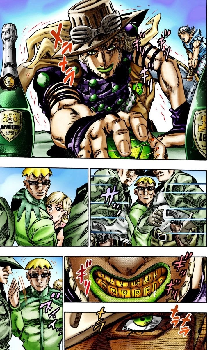 JoJo's Bizarre Adventure Part 7 - Steel Ball Run (Official Colored) chapter 12 page 18