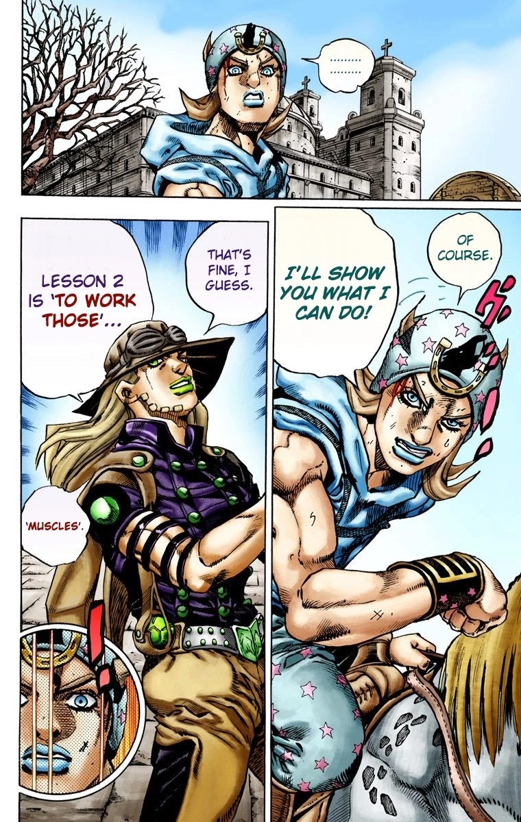 JoJo's Bizarre Adventure Part 7 - Steel Ball Run (Official Colored) chapter 12 page 23