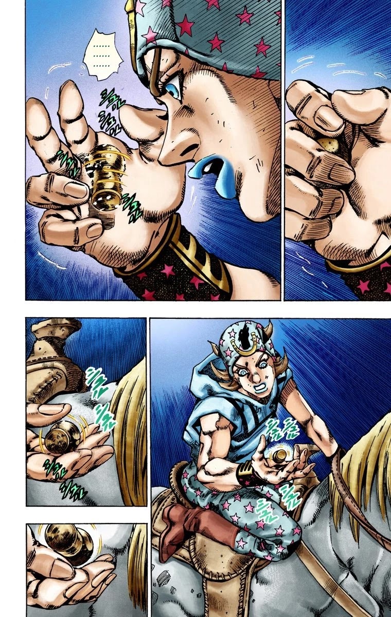 JoJo's Bizarre Adventure Part 7 - Steel Ball Run (Official Colored) chapter 12 page 25