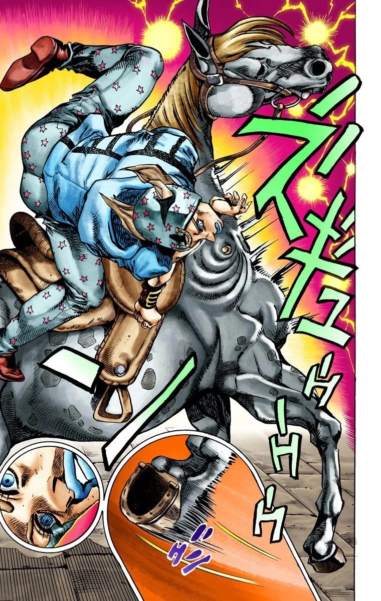 JoJo's Bizarre Adventure Part 7 - Steel Ball Run (Official Colored) chapter 12 page 26