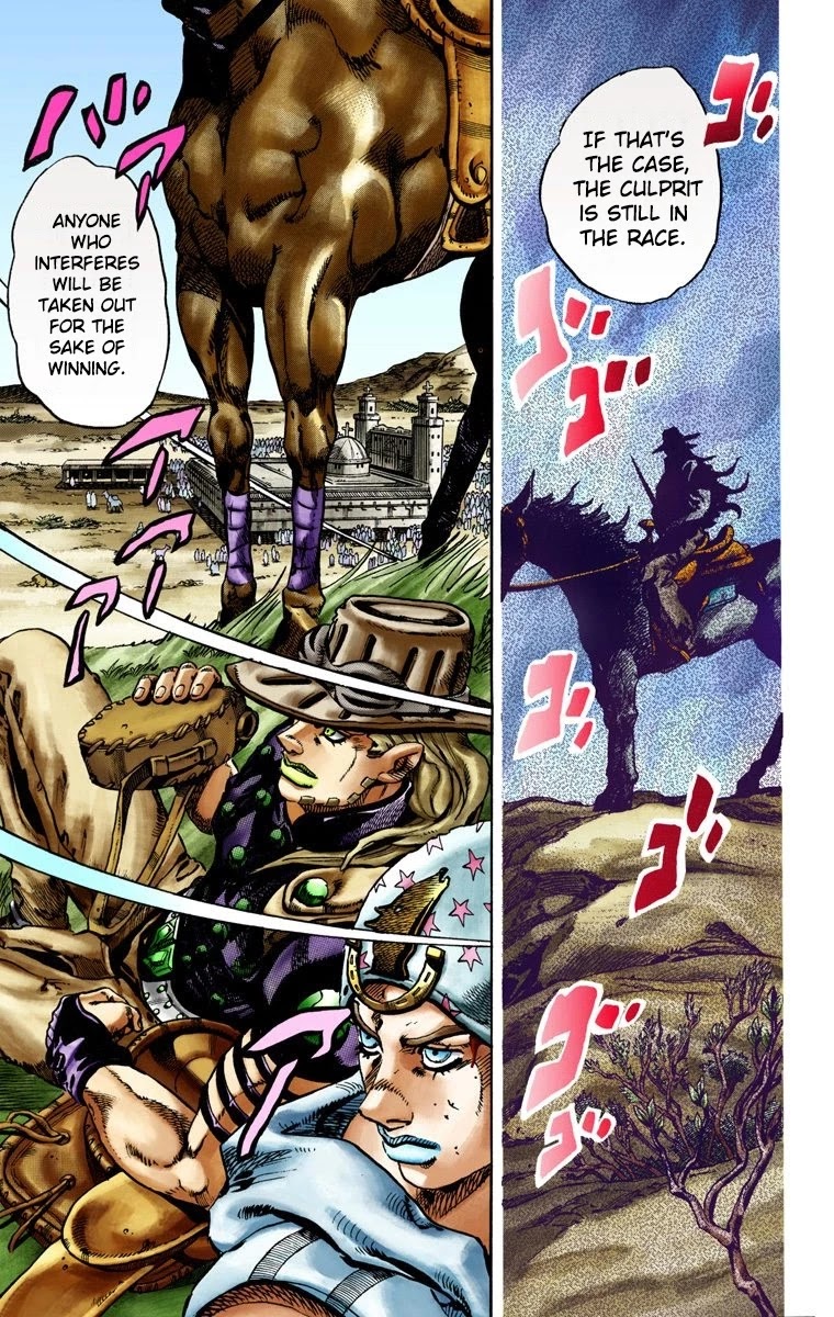 JoJo's Bizarre Adventure Part 7 - Steel Ball Run (Official Colored) chapter 12 page 36