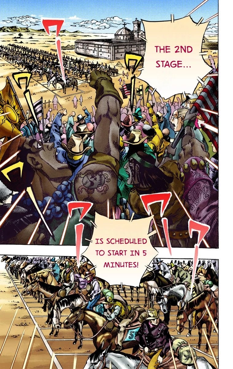 JoJo's Bizarre Adventure Part 7 - Steel Ball Run (Official Colored) chapter 13 page 15