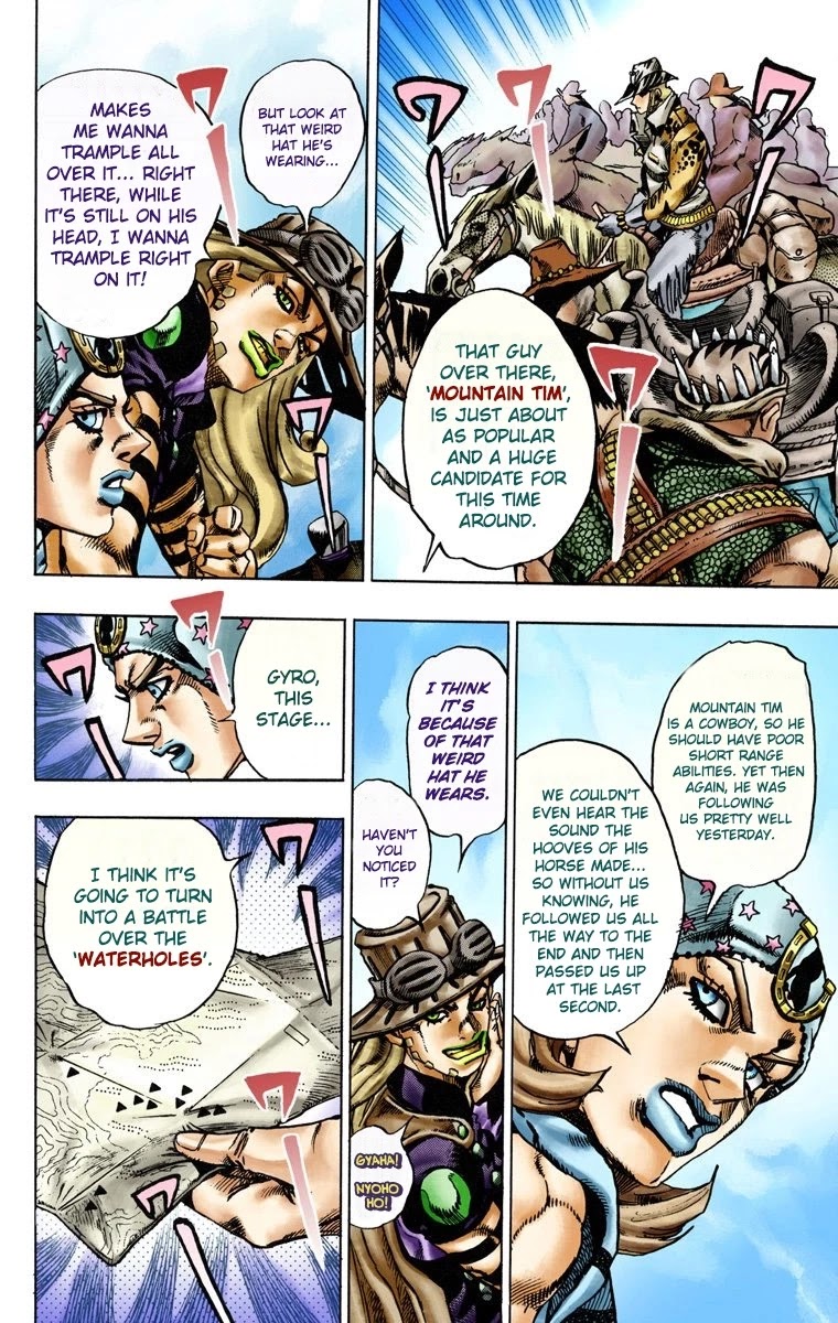 JoJo's Bizarre Adventure Part 7 - Steel Ball Run (Official Colored) chapter 13 page 19