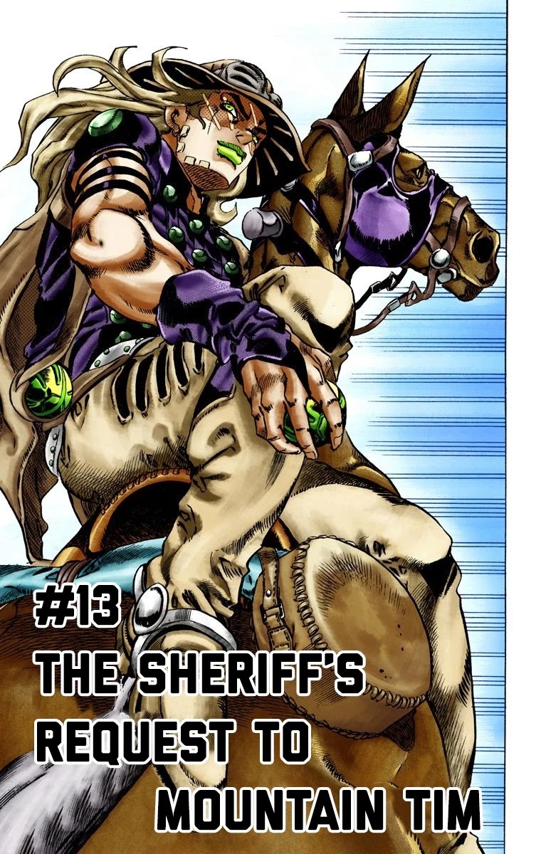 JoJo's Bizarre Adventure Part 7 - Steel Ball Run (Official Colored) chapter 13 page 2