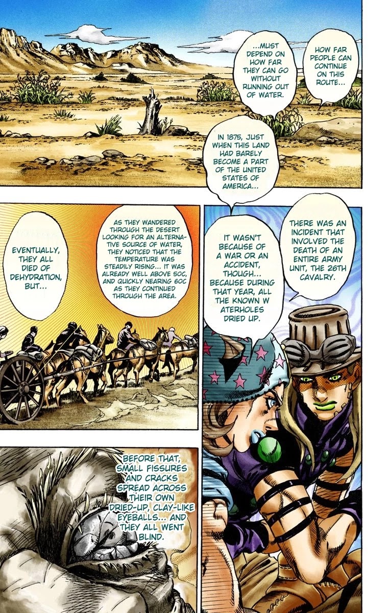 JoJo's Bizarre Adventure Part 7 - Steel Ball Run (Official Colored) chapter 13 page 20