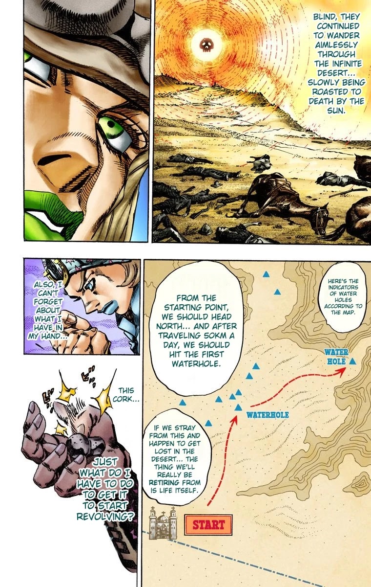 JoJo's Bizarre Adventure Part 7 - Steel Ball Run (Official Colored) chapter 13 page 21