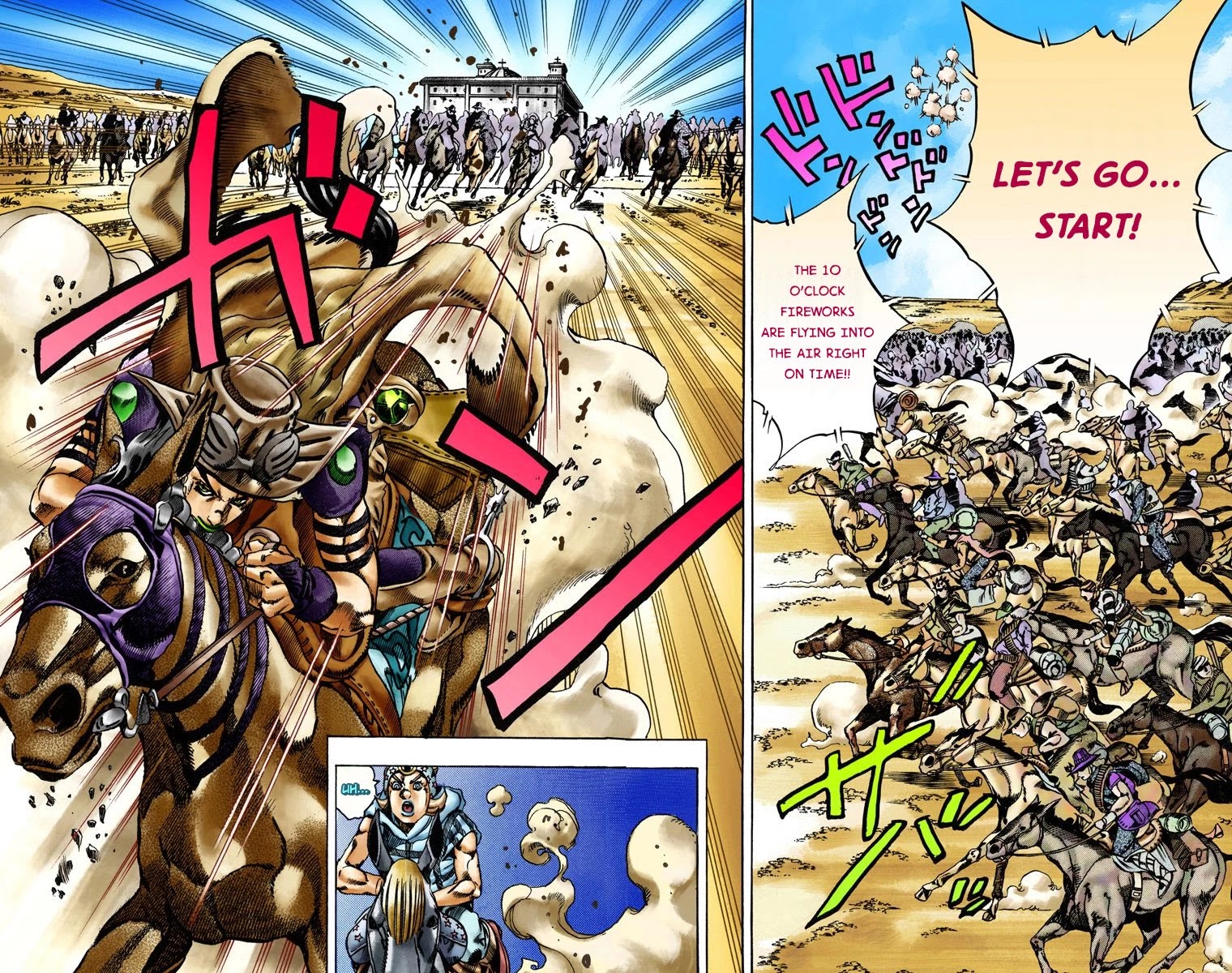 JoJo's Bizarre Adventure Part 7 - Steel Ball Run (Official Colored) chapter 13 page 23
