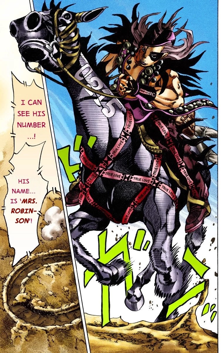 JoJo's Bizarre Adventure Part 7 - Steel Ball Run (Official Colored) chapter 13 page 28