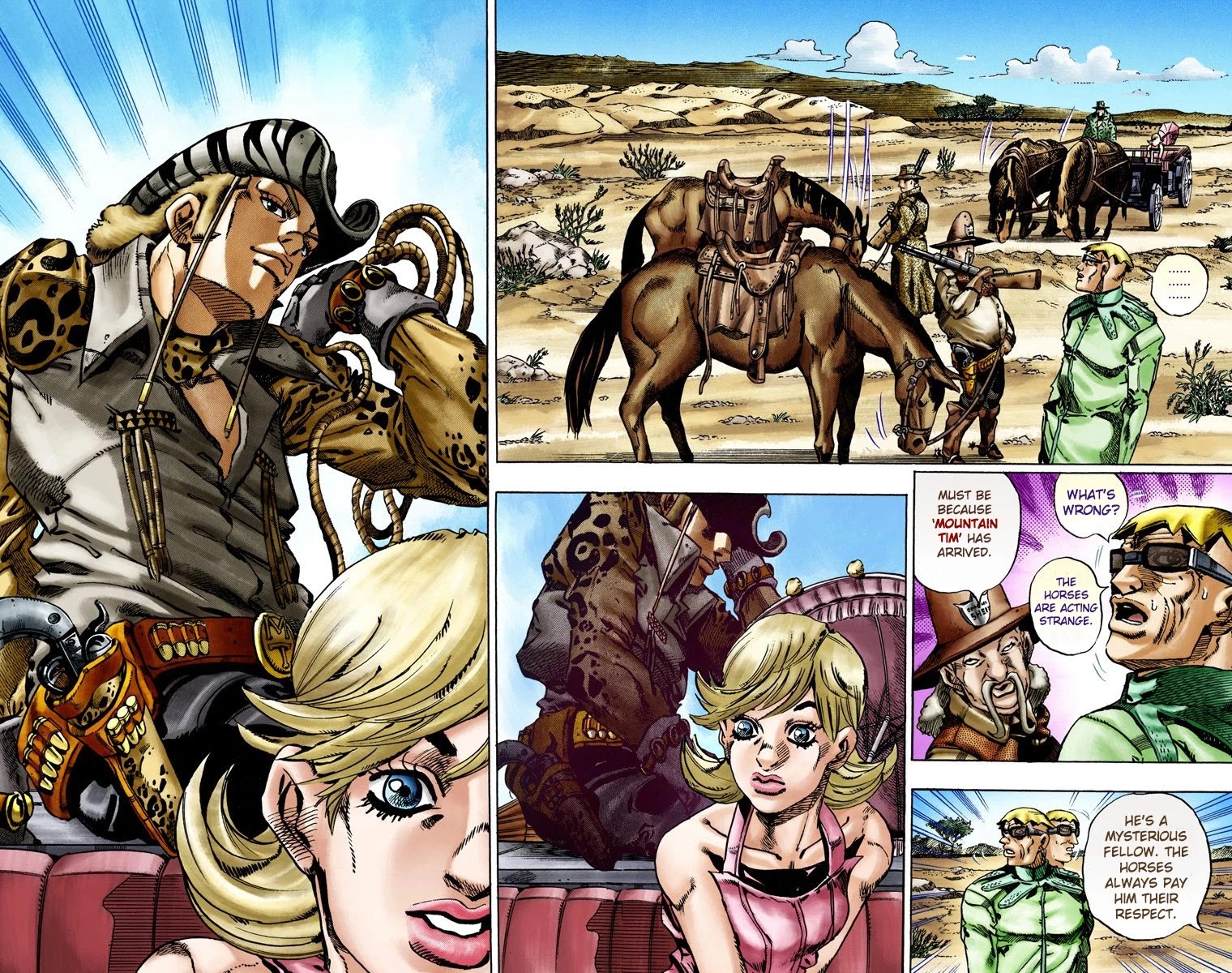 JoJo's Bizarre Adventure Part 7 - Steel Ball Run (Official Colored) chapter 13 page 5