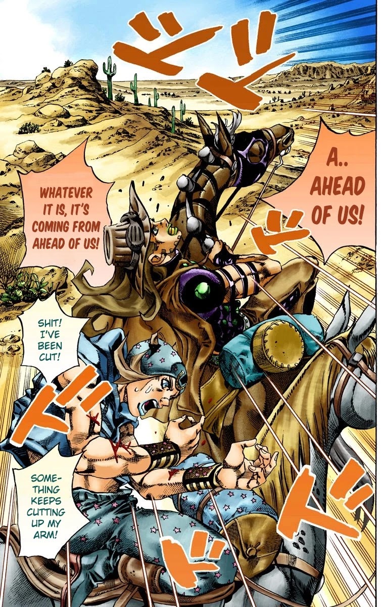 JoJo's Bizarre Adventure Part 7 - Steel Ball Run (Official Colored) chapter 14 page 10