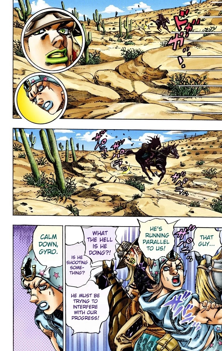 JoJo's Bizarre Adventure Part 7 - Steel Ball Run (Official Colored) chapter 14 page 11