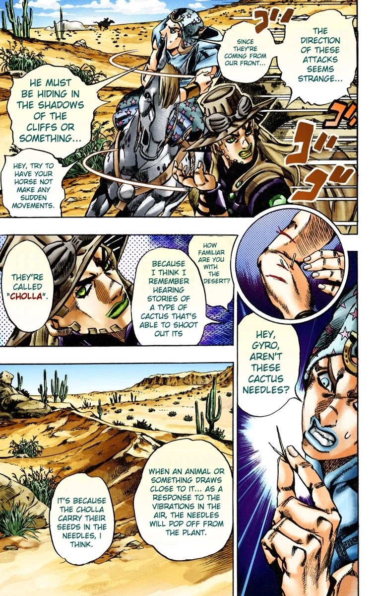 JoJo's Bizarre Adventure Part 7 - Steel Ball Run (Official Colored) chapter 14 page 12