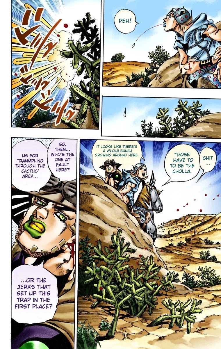 JoJo's Bizarre Adventure Part 7 - Steel Ball Run (Official Colored) chapter 14 page 13
